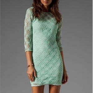 Dolce Vita mint green lace dress